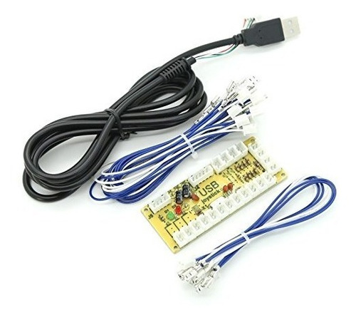 Imagen 3 de 6 de Kit De Palanca Y Botones P/máquina Arcade Winit 2 Jugadores