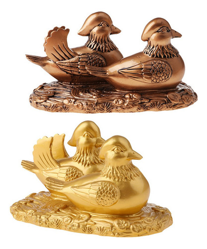 I China Feng Shui Un Par De Patos Mandarines Encanto De