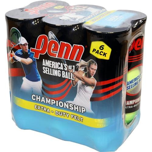 Pelotas De Tenis Penn X 6 Tubos De 3 Bolas Original