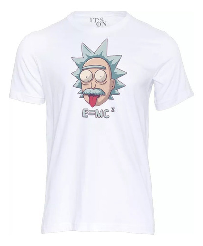 Polo Rick Einstein E=mc2 Rick Y Morty Sublimado Vend. G