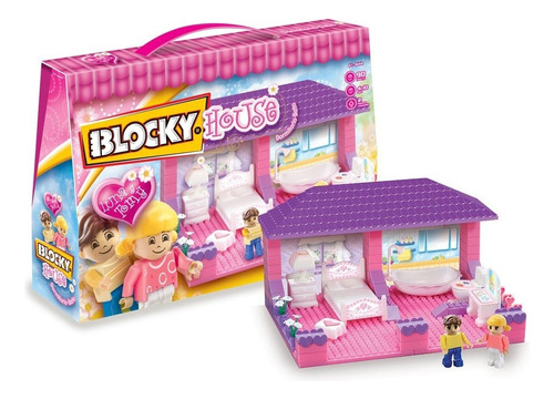 Bloques P/ Armar Blocky House Dormitorio Y Bano Tun Tunishop