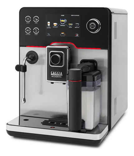 Gaggia - Accademia Steel Color Plateado