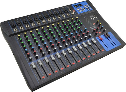 Mesa De Som Mixer Lyco 13 Canais Lmg1301u Usb Padrão Yamaha