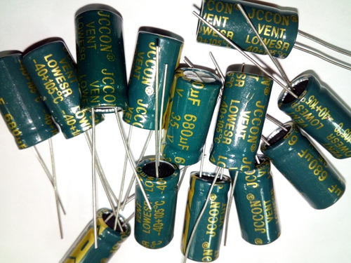 Condensador Electrolitico 680uf X 35v, Precio X 10 Unidades