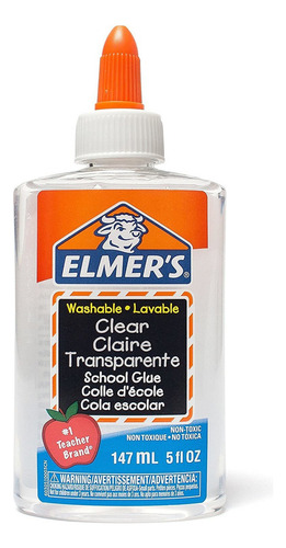Elmers Liquid School Pegamento Transparente, Lavable, 5 Onz