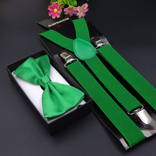 Traje Con Corbata De Lazo Y Correas Elásticas Con Broches, A