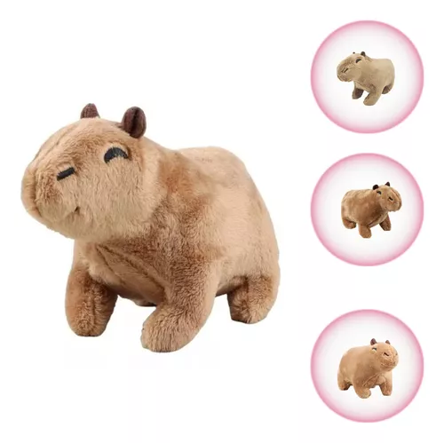 5 Pcs Brinquedo Capivara, pelúcia capivara realista, pelúcia animais  pelúcia capivara selvagem rastejante, boneca pelúcia fofa animal desenho  Rianpesn