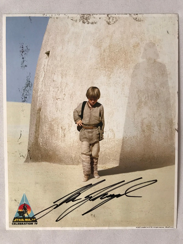 Autografo Jake Lloyd Anakin Skywalker Darth Vader Officialpi (Usado)