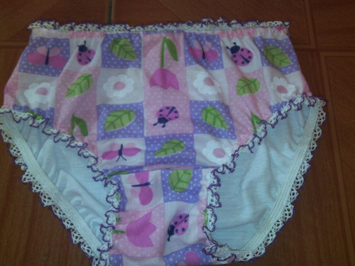 Pantaletas Para Niñas. 12 Unidades 100% Algodon