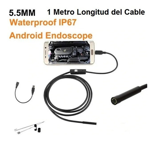Camara Inspeccion Usb Endoscopio Android Celular Pc Led