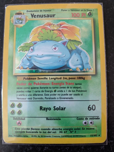 Venusaur Base Set Holo