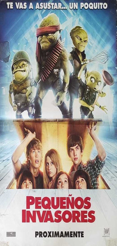 Afiche De La Película Pequeños Invasores 1150 (Usado)