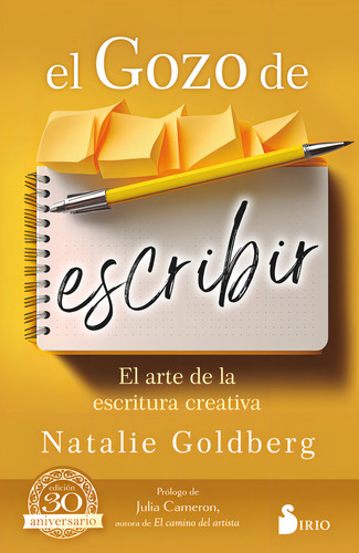 Libro El Gozo De Escribir, De Natalie Goldberg. Editorial Sirio, Tapa Blanda, Edición 1 En Español, 2023