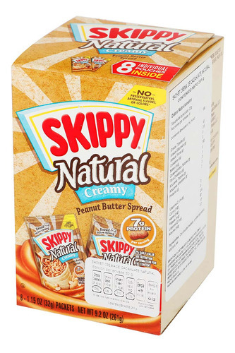 Crema De Cacahuate Skippy Natural 261g