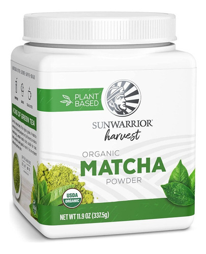 Sunwarrior Polvo De Matcha Orgánico 337.5g