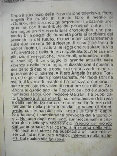Viaggi Nella Scienza - Il Mondo Di Quark - Piero Angela (Usado)