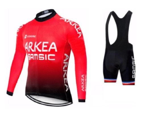 Uniforme Bicicleta Arkea Ciclismo  Ruta Mtb Gel 9d