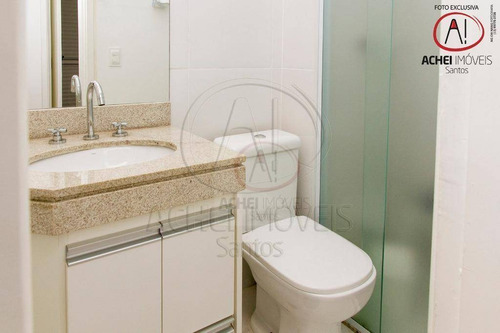 Apartamento Com 2 Dormitórios, 1 Suite E 1 Vaga Coletiva Suficiente À Venda, 68 M² Por R$ 535.000 - José Menino - Santos/sp - Ap10116