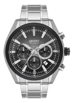 Comprar Relógio Masculino Prata Orient Cronógrafo Data Prova D'água
