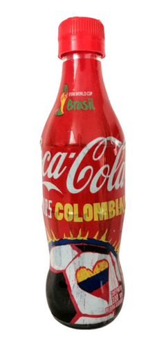 Botella Coleccionable Coca Cola Colombia Vamos Colombia 