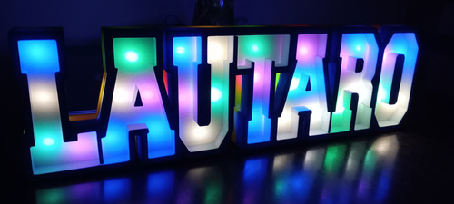 Nombres Con Luces, Palabras, Signos, Numeros, Letras, Logos Varios