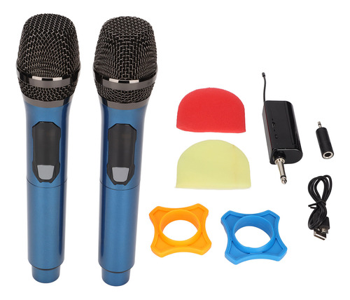 Micrófono Inalámbrico 1 Para 2 Karaoke Portátil Con Pantalla
