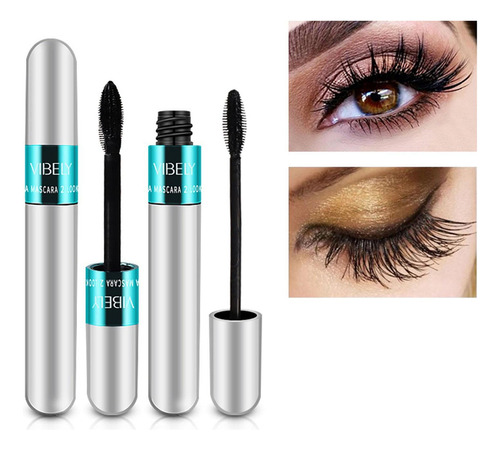 2 En 1 Vibely Mascara 5x Cosméticos Impermeables Más Largos