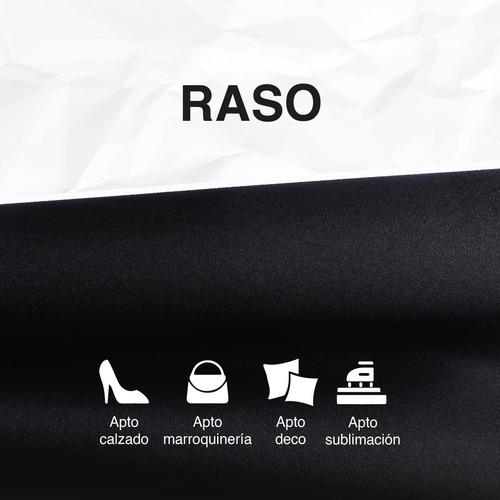 Imagen 3 de 8 de Tela X Metro Raso Bondeada 1/2mt X 1,4mt