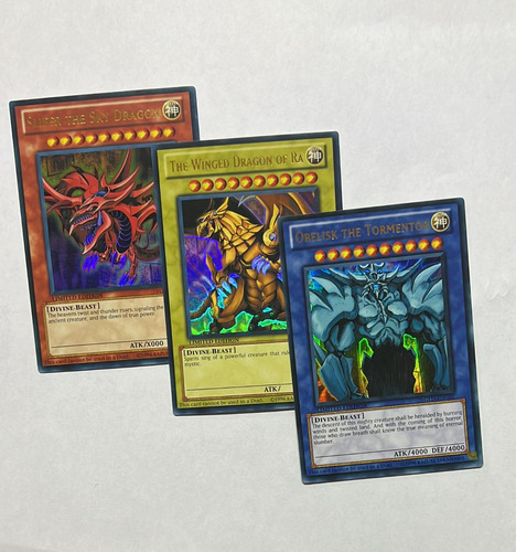 Yugioh Set Dioses Egipcios  Slifer, Obelisk Y Ra