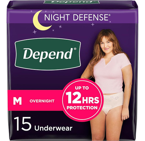 Depend Night Defense Ropa Interior Para Incontinencia Adulta