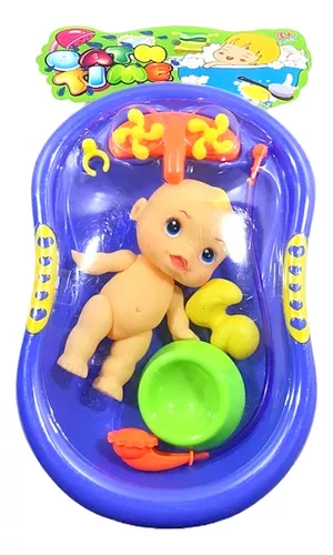 Juguetes de Agua Bañera de Juguete con un Muñeco Bebe 