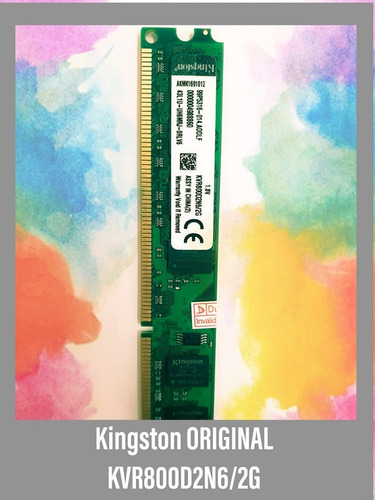 Memoria Kingston 2gb Ddr2 800 Mhz