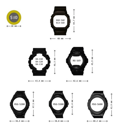 Imagen 7 de 8 de Reloj Casio Baby-g Splash Bg-169g-1 Pinkpalletcolors