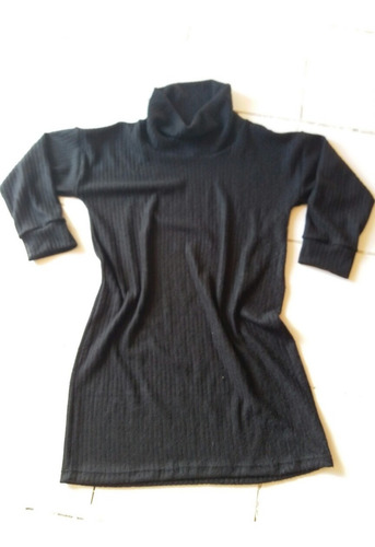Imagen 3 de 6 de Buzo Vestido Poleron Lanilla