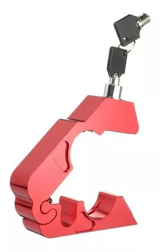  Candado para Moto y scooter Grip Lock, Rojo : Automotriz