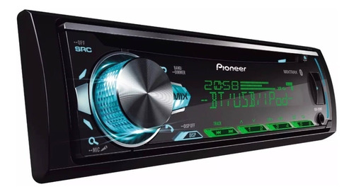 Radio Pioneer Deh-x50bt Usb Aux Cd Bluetooth Multicolor Mix