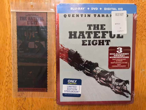 The Hateful Eight Blu Ray Steelbook Best Buy Exclusivo Extra