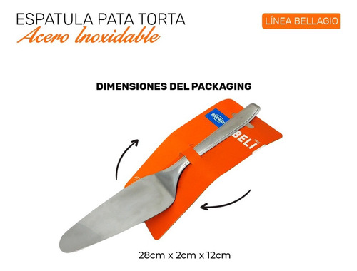 Pala Brinox Beli Pie, acero inoxidable