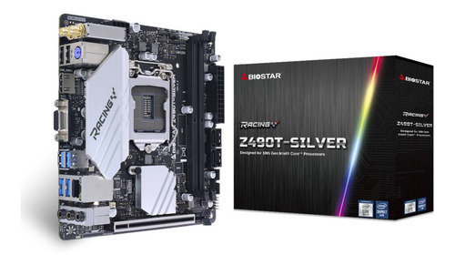  Tarjeta Madre Biostar Z490t-silver 5.0 Socket 1200/ 2xddr4 