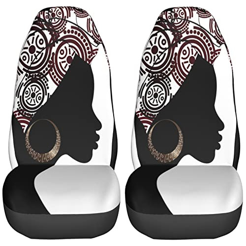Juego De 2 Fundas Asientos De Coche Diseño De Mujer Af...