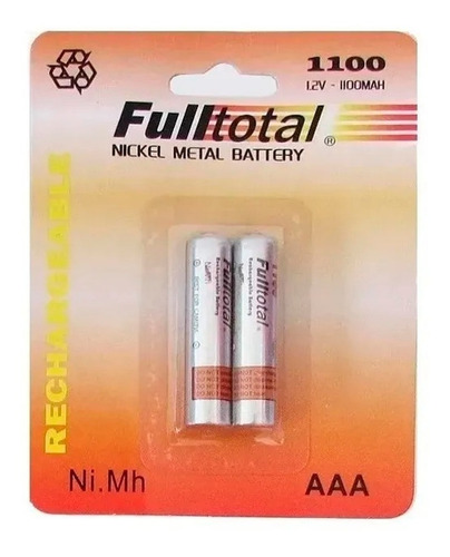 Pack X10 Blister Pilas Aaa Recargables 1.2v-1100mah