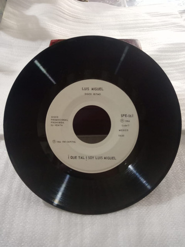 Single Promocional - Luis Miguel - Que Tal, Soy Luis Miguel (Usado)
