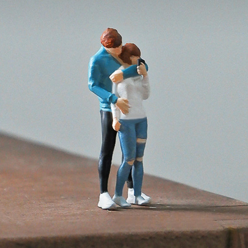 Figura De Diorama A Escala 1/64, Parejas De Personajes,