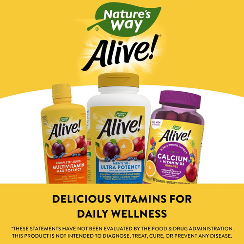 Nature's Way Alive! Mens 50+ Ultra Potency Complete Multivi