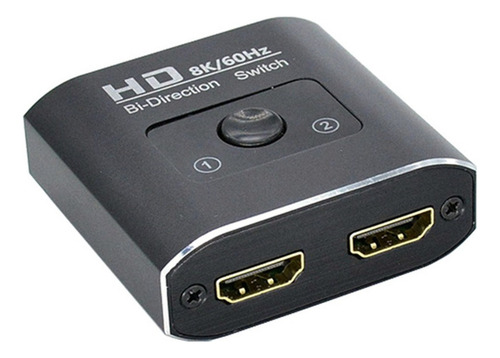 Conmutador Bidireccional 8k Hdmi 2 Entradas 1 Salida/1
