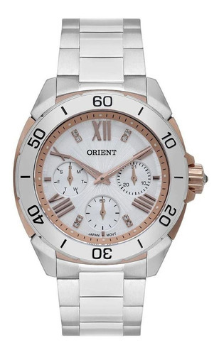 Relógio Feminino Ceramic Orient Branco Ftkkm001 S3sb