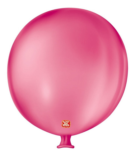 Bexigão Balão Super Gigante Rosa Pink 35 Pol 89cm São Roque