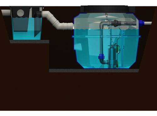 Aqualift 500l Bomba Dupla Vortex 2cv - Trifásica 220v