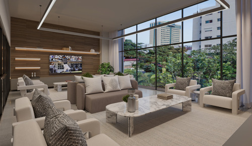 Apartamento En Venta En Naco, 1 Habitación