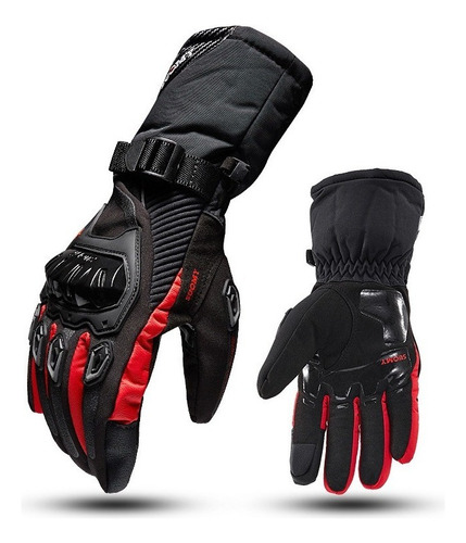 Guantes Largo Motociclista Tactico Impermeable Touch Ter [u]